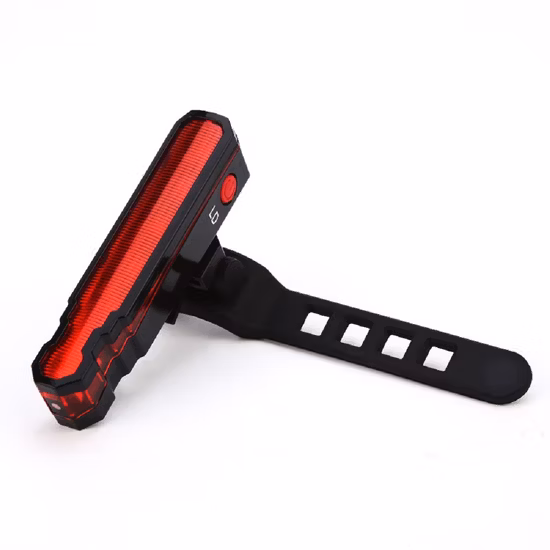 Bicycle Rear Light Helmet Flash Warning Light Safety Light Rechargeable for All Handlebars Universal Bicycle Taillight USB Wbb18308